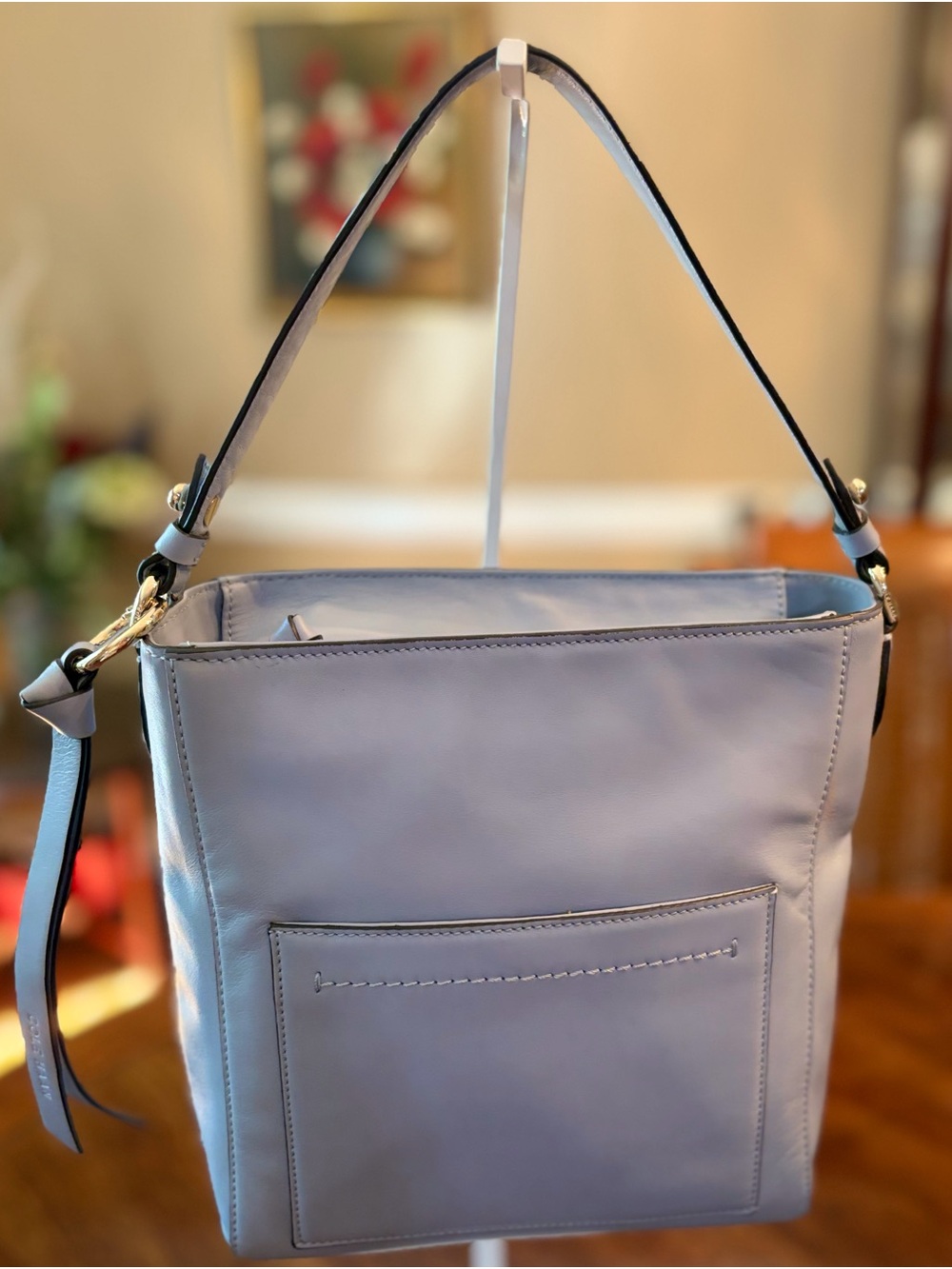 Darling Cole Haan Periwinkle Leather Shoulder Bag - Like New!